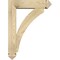 Ekena Millwork Thorton Arts and Crafts Rough Sawn Bracket w/ Offset Brace, Douglas Fir, 6"W x 22"D x 30"H BKT0604X22X30THR03RDF - alternate 2